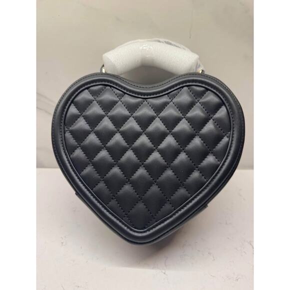 Elpreole Black Heart Quilted Crossbody Purse NWT - Picture 5 of 10